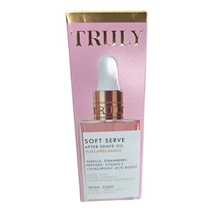 Truly Soft Serve After Shave Oil Acid Boost Vitamin F Peptides Moisturizer